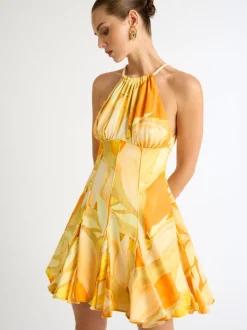 Woman SHEIKE Dresses^Amber Leaves Mini Dress