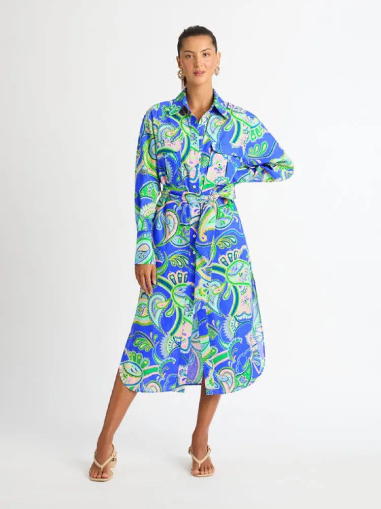 Woman SHEIKE Dresses^Balearic Sea Linen Shirt Dress