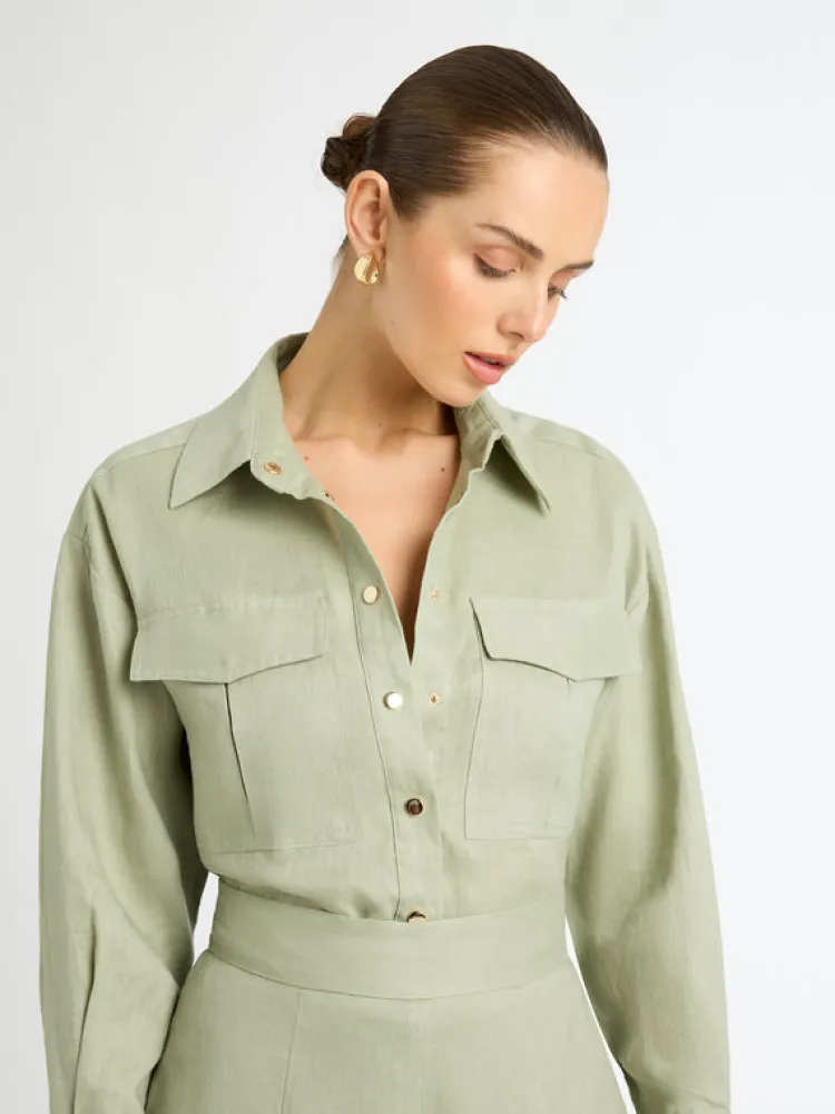 Woman SHEIKE Workwear^Coastal Linen Shirt