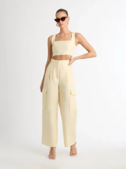 Woman SHEIKE Pants^Mila Linen Cargo Pant
