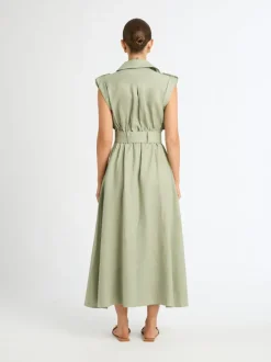 Woman SHEIKE Workwear^Utility Linen Dress